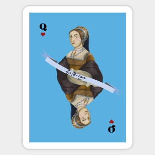 Catherine Howard card Sticker